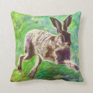 Joyful hare 2011 cushion