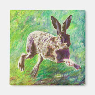Joyful hare 2011 magnet