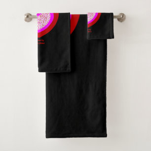 Joyful Heart Bathroom Towel Set