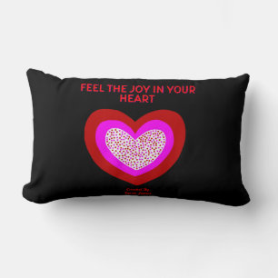 Joyful Heart Lumbar Pillow
