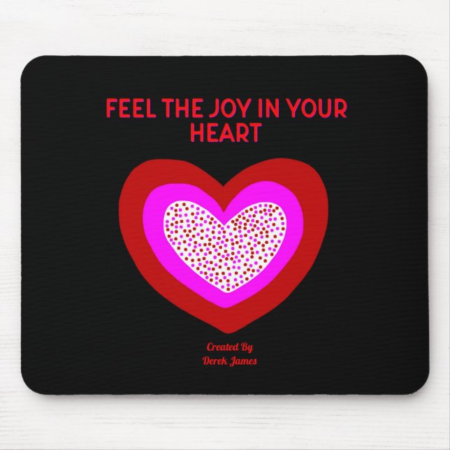 Joyful Heart Mouse Pad (Front)