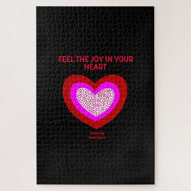 Joyful Heart Puzzle (1014 Pieces) (Vertical)