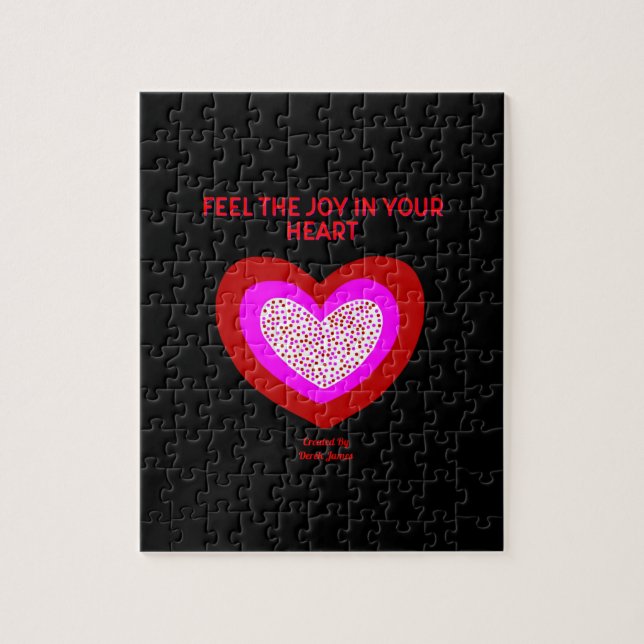 Joyful Heart Puzzle (110 Pieces) (Vertical)
