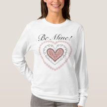 Joyful Hearts Be My Valentine LongSleeve T-Shirt