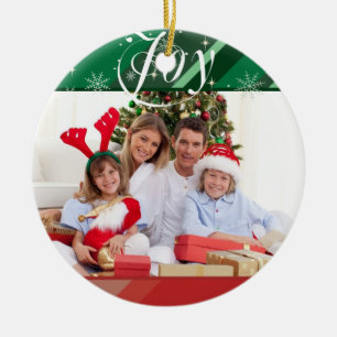 Joyful Holiday Ceramic Tree Decoration