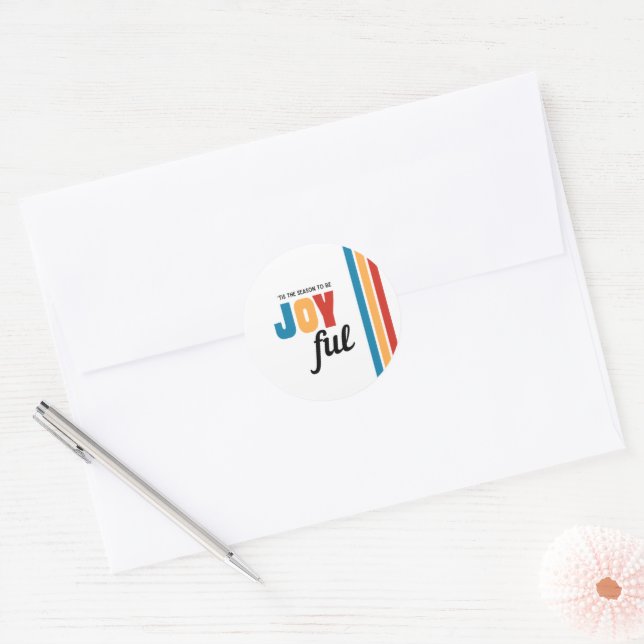 Joyful Holiday Envelope Seal (Envelope)