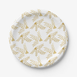 Joyful Holiday Paper Plate