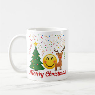 "Joyful Holiday Vibes: Unique Christmas Design" Coffee Mug
