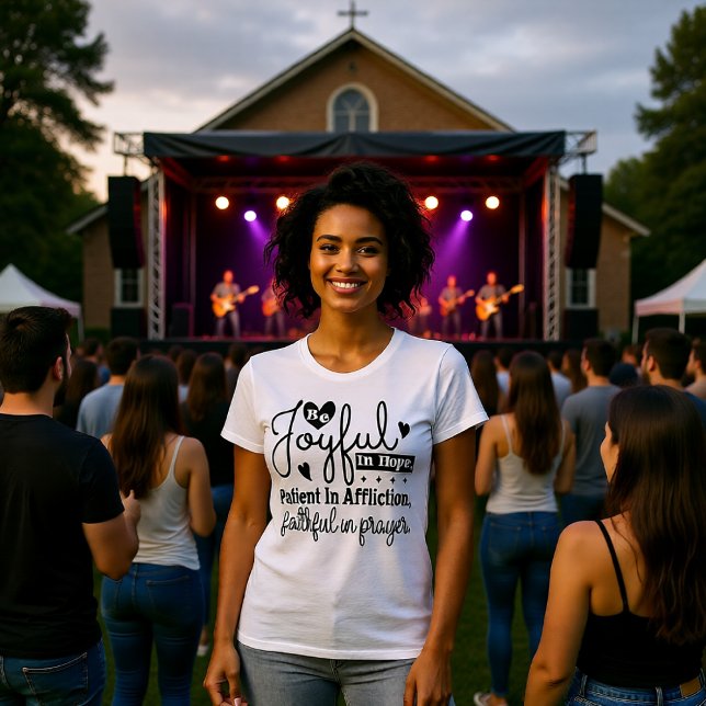 Joyful Hope Patient Affliction Faithful Prayer Tee (Creator Uploaded)