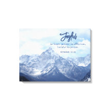 Joyful In Hope Christian Inspirational Mountain