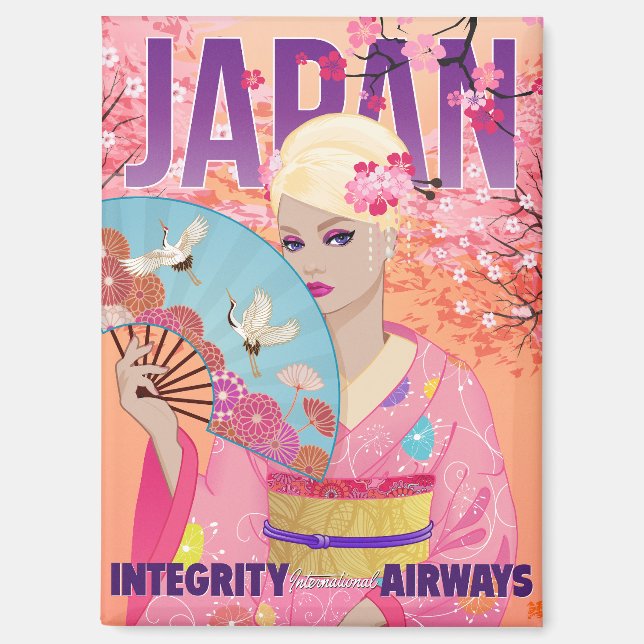 Joyful in Japan Magnet (Front)