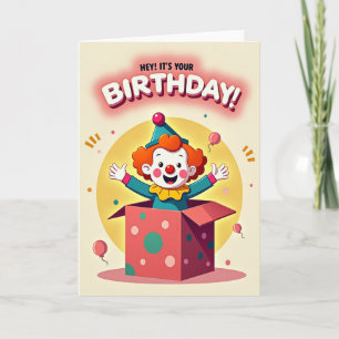 Joyful Jester Birthday Card