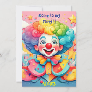 " JOYFUL JESTER " INVITATION