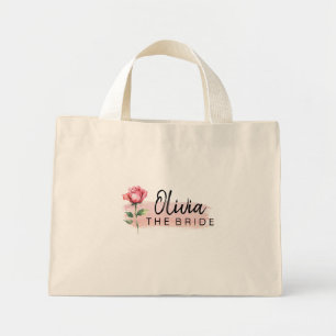 Joyful Journey Pink Rose Tote Bag –for Brides and!