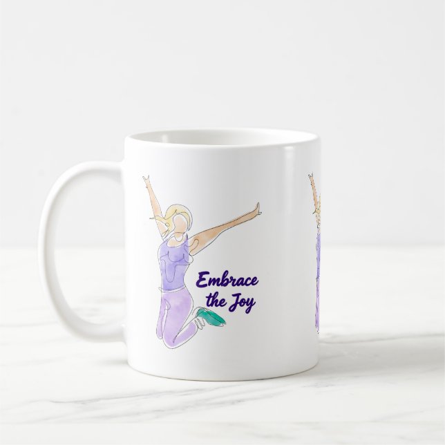 Joyful Jump Coffee Mug (Left)