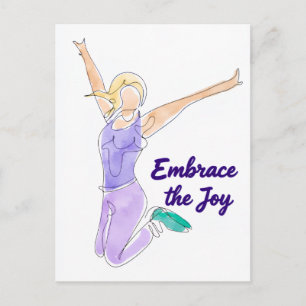 Joyful Jump Postcard
