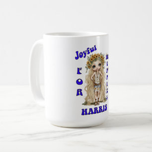 Joyful Kamala Harris President Hippie Boho Coffee Mug