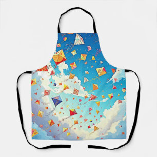 Joyful Kites Soaring High Apron