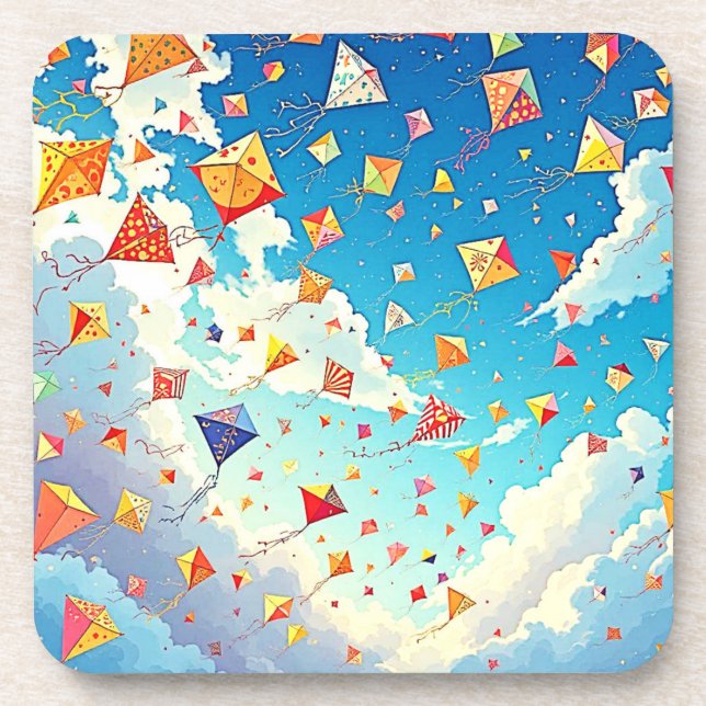 Joyful Kites Soaring High Coaster (Front)