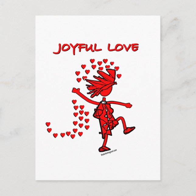 Joyful Love Postcard (Front)