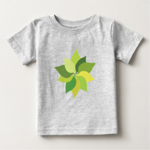 Joyful Lush Leaves. Baby T-Shirt