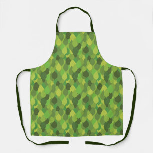 Joyful Lush Leaves - seamless surface pattern. Apron