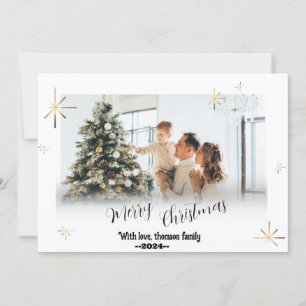 Joyful Memories: Personalised Photo Christmas Card