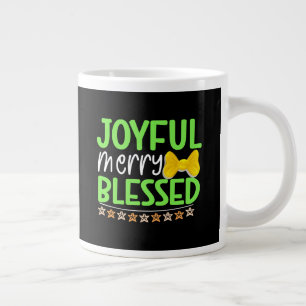 Joyful Merry Blessed-81053 Large Coffee Mug