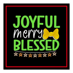 Joyful Merry Blessed-81053 Poster