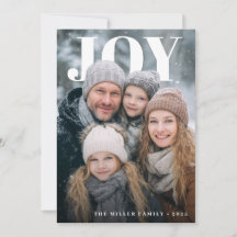 Joyful Minimalist Holiday Photo