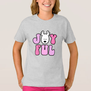 Joyful Modern Colourful Christmas kids T-Shirt