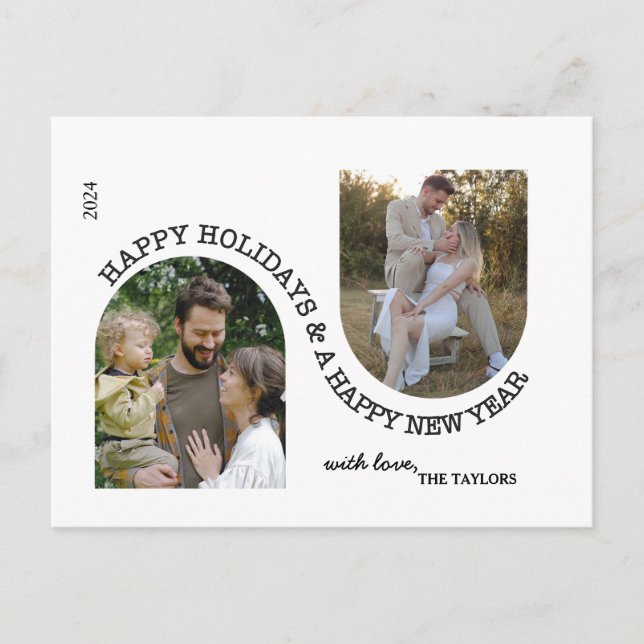 Joyful Moments  Holiday Postcard (Front)