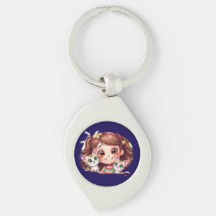 Joyful Moments with My Kitties Key Ring