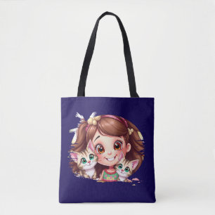 Joyful Moments with My Kitties Tote Bag