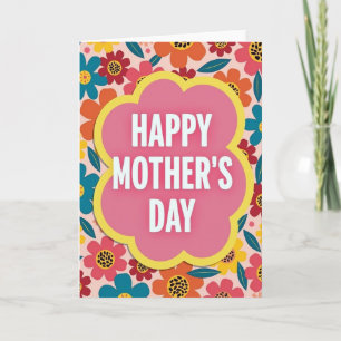 Joyful Mothers Day Design Card