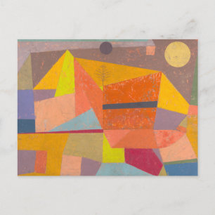 "Joyful Mountain Landscape" by Paul Klee Postcard