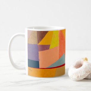 Joyful Mountain Landscape, Paul Klee Abstract Art Coffee Mug