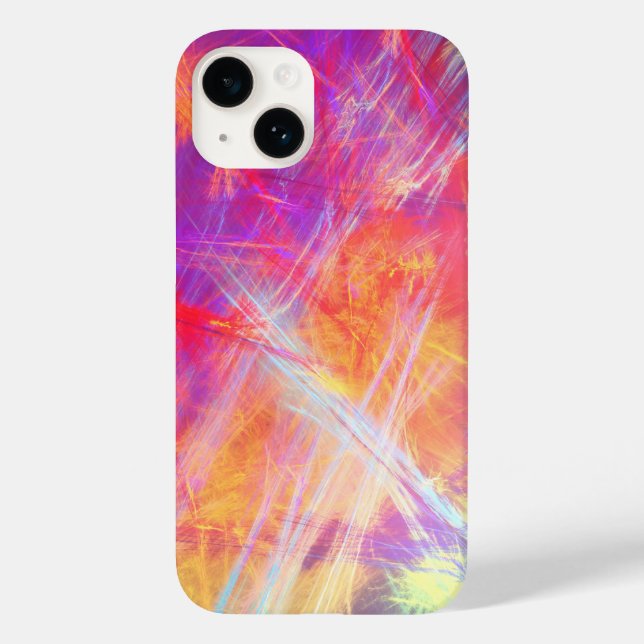 Joyful Multi Coloured Abstract And Beautiful Case-Mate iPhone Case (Back)