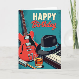 Joyful Music Birthday Card