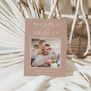 Joyful News Photo Engagement Announcement