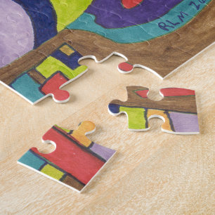 "Joyful Noise" Abstract Art Jigsaw Puzzle