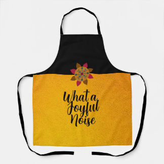 Joyful noise apron