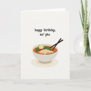 Joyful Noodle Bowl Birthday Card