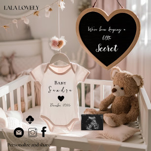 Joyful Nursery Reveal pregnancy announcement card