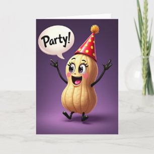 Joyful Nut Hat Birthday Card
