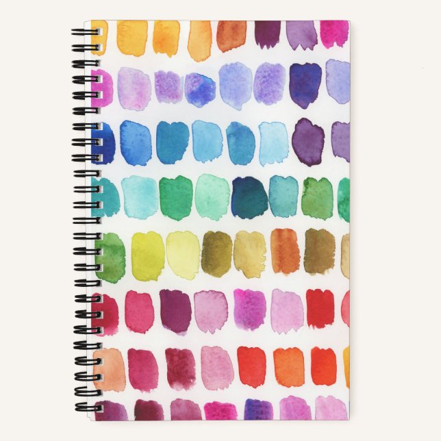 Joyful Palette of Colours - Summer Notebook (Front)