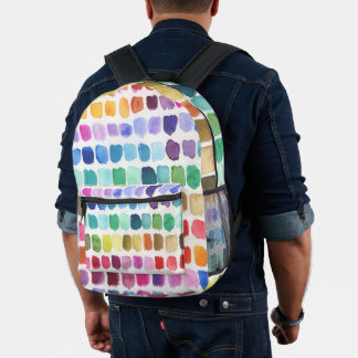 Joyful Palette of Colours - Summer Printed Backpack
