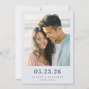 Joyful Pastel Contemporary Photo Save The Date