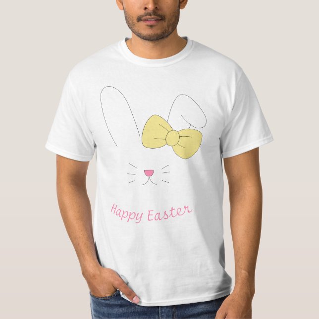Joyful Pastel Easter Message Spring Celebration T-Shirt (Front)