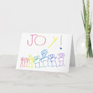 Joyful People Greeting Card